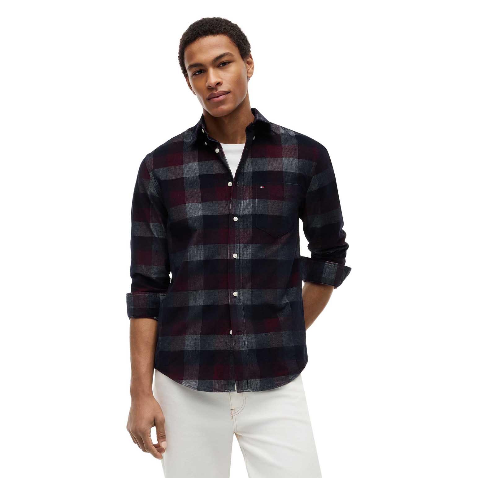 Tommy Hilfiger Regular Fit Corduroy Check Shirt